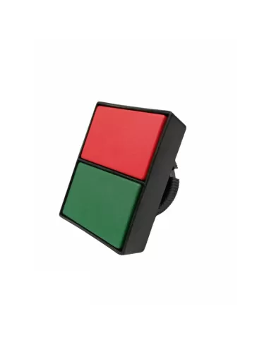 Doppelter grüner/roter Knopf